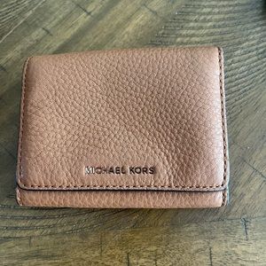 Michael Kors brown leather wallet
